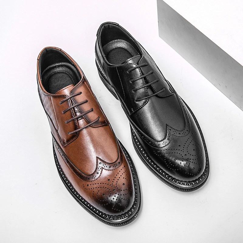 รองเท้าหนัง Brogue ลายฉลุสไตล์วินเทจสำหรับเจ้าบ่าว รองเท้าเจ้าบ่าว
รองเท้าหนังผู้ชาย
สูทเจ้าบ่าว
งานแต่งงาน
Groom Style