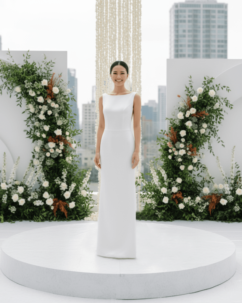 ชุดแต่งงานMinimal style