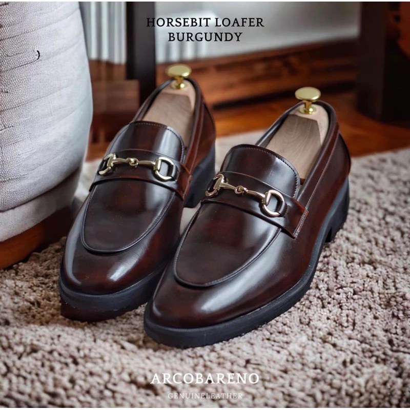 รองเท้าทรง Loafer หนังแท้สำหรับงานแต่งริมทะเล